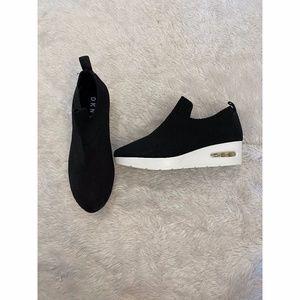 Never Worn DKNY Slip on Wedge Sneaker